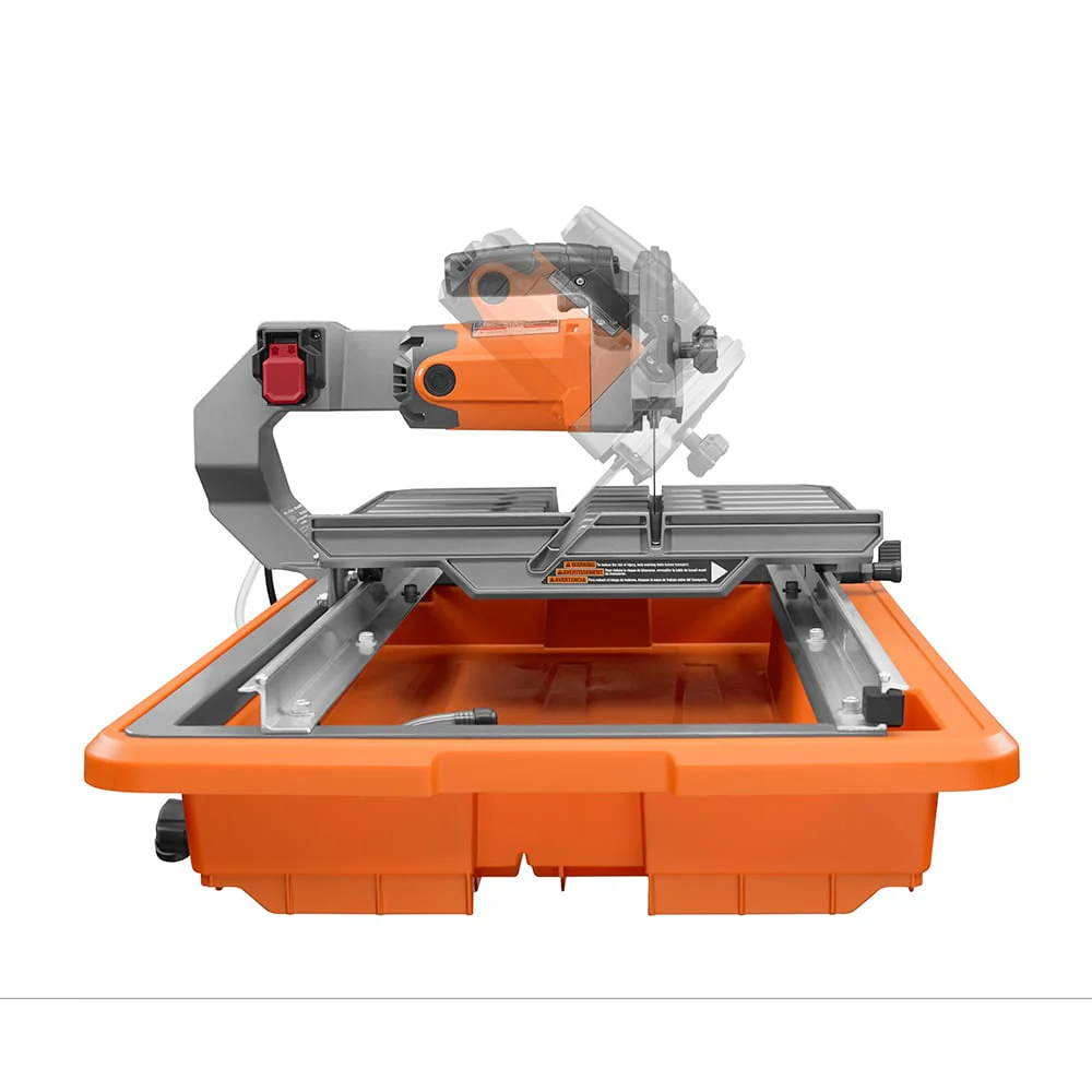 7" Wet Tile Saw with Folding Stand - Image 3