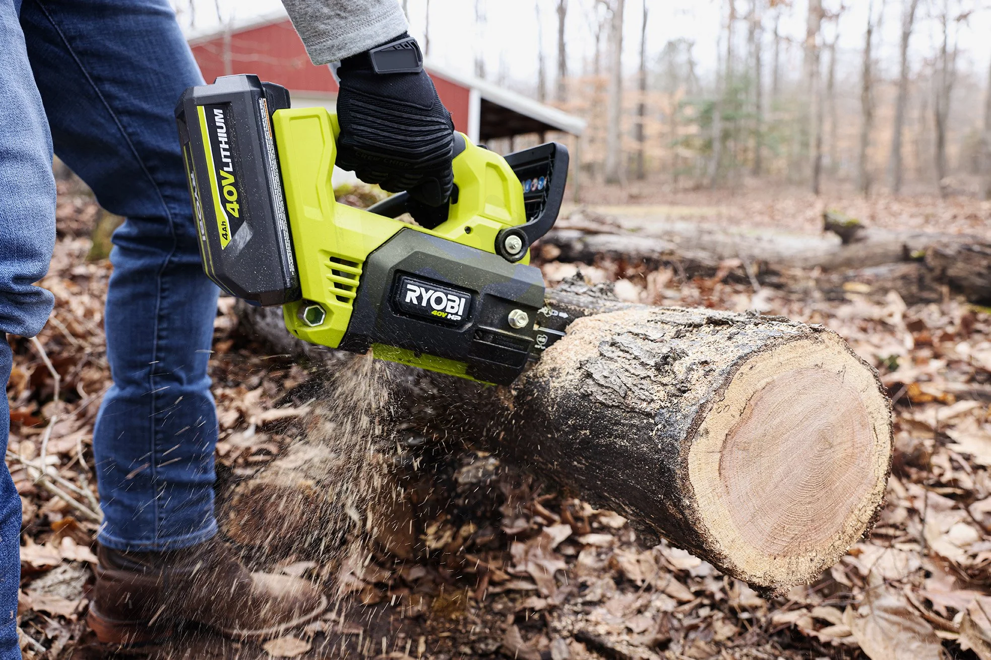 40V HP Brushless 12" Top Handle Chainsaw - Image 6